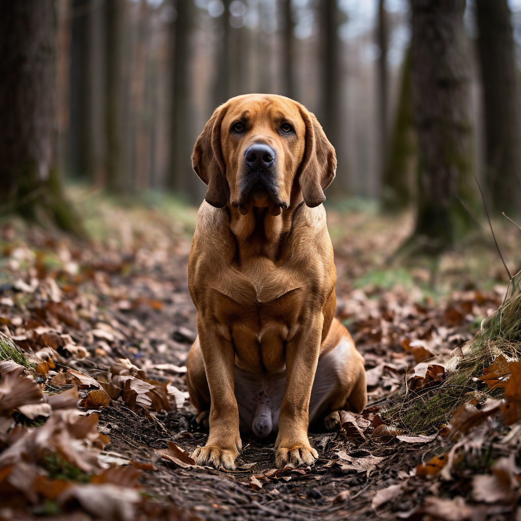KI-Inhalt 'Bloodhound's Autumn Gaze' von Autor Zavodov